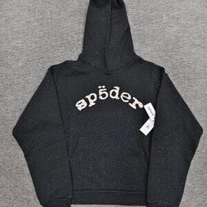 Sp5der VVS Black Hoodie – Size [M/L]